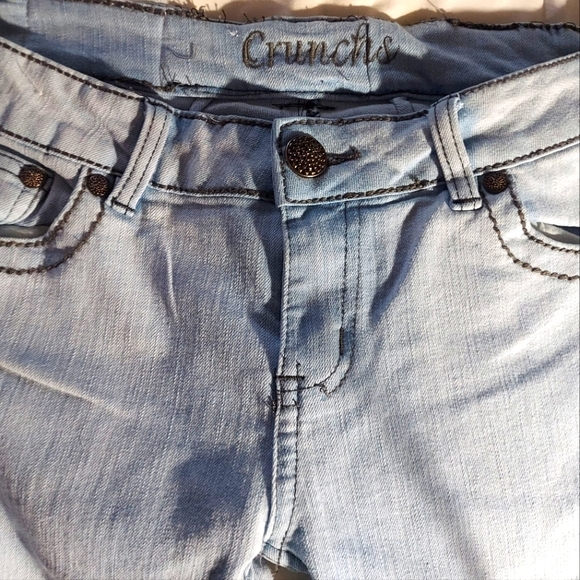 Crunch Jeans, light blue distressed - Picture 1 of 5
